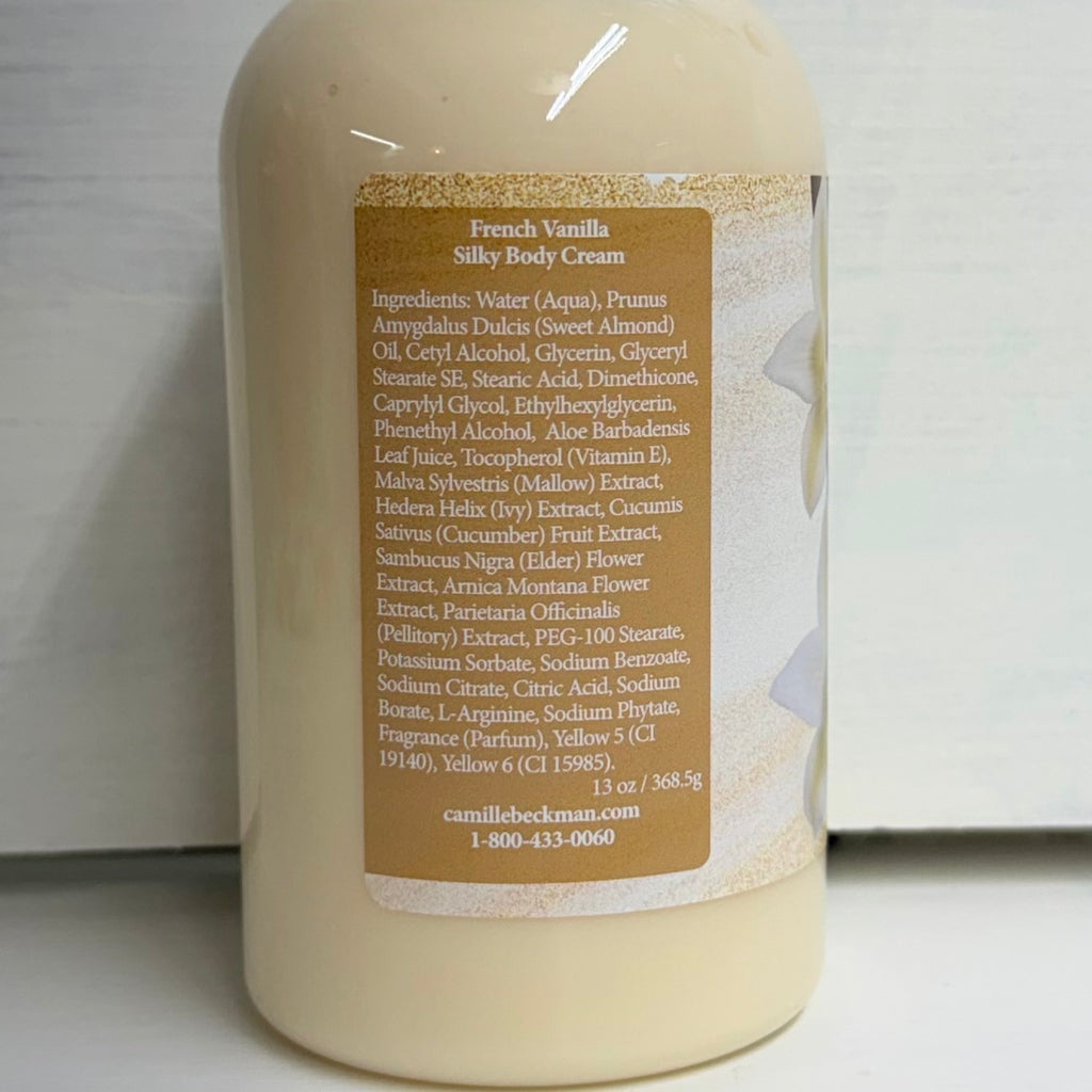 Camille Beckman French Vanilla Silky Body Cream $18