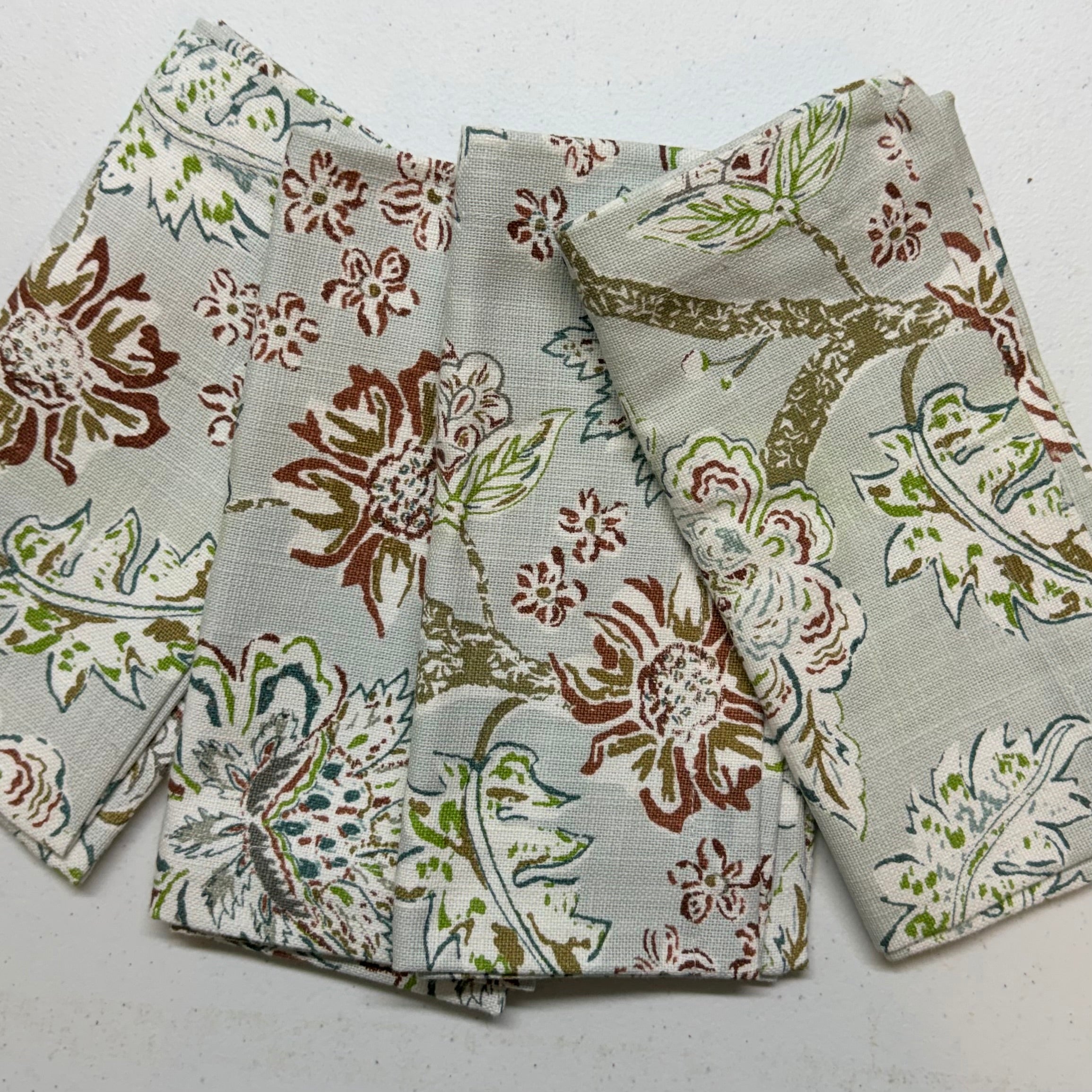 Riley Floral Cloth Napkins $30