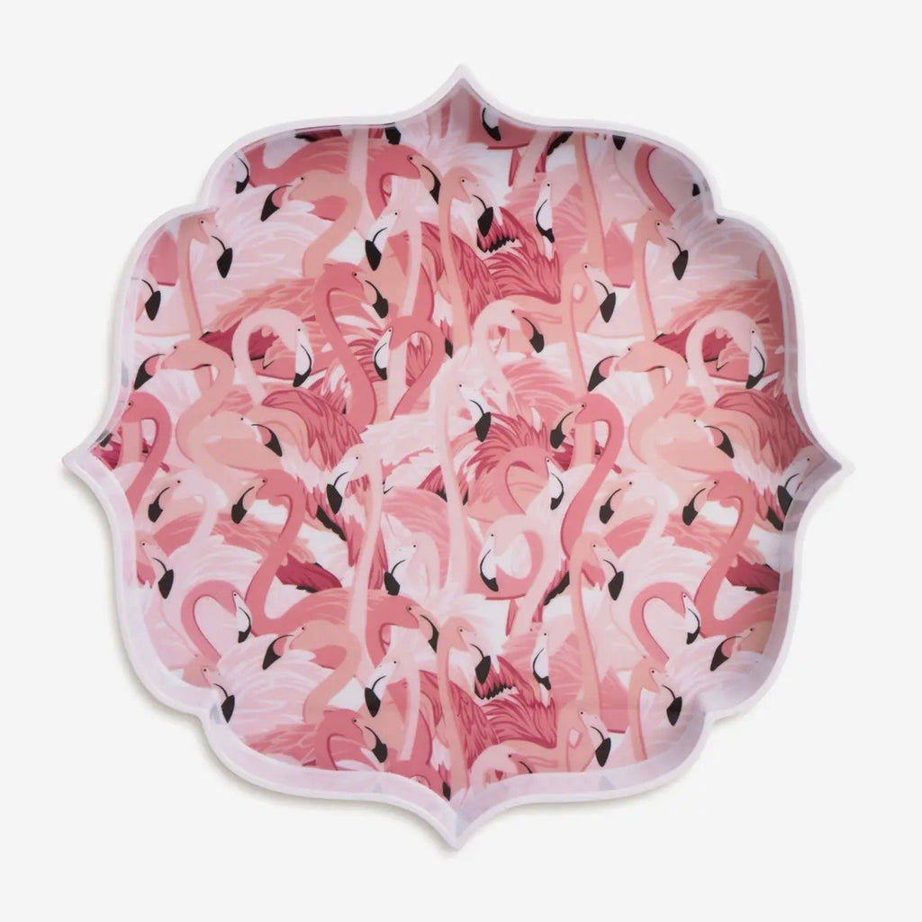 Medallion Flamingo Tray $30