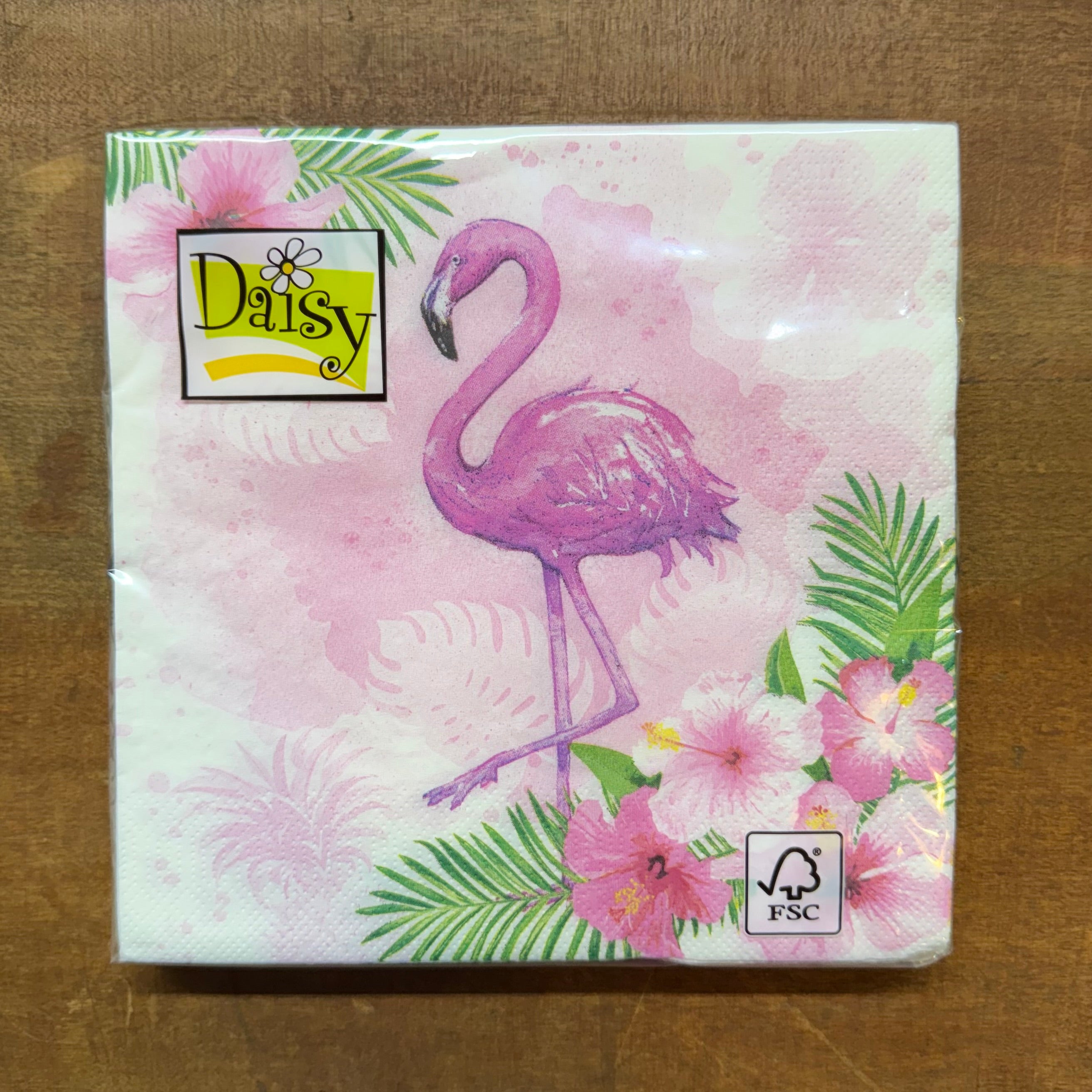Watercolor Flamingo Paper Luncheon Napkins $8