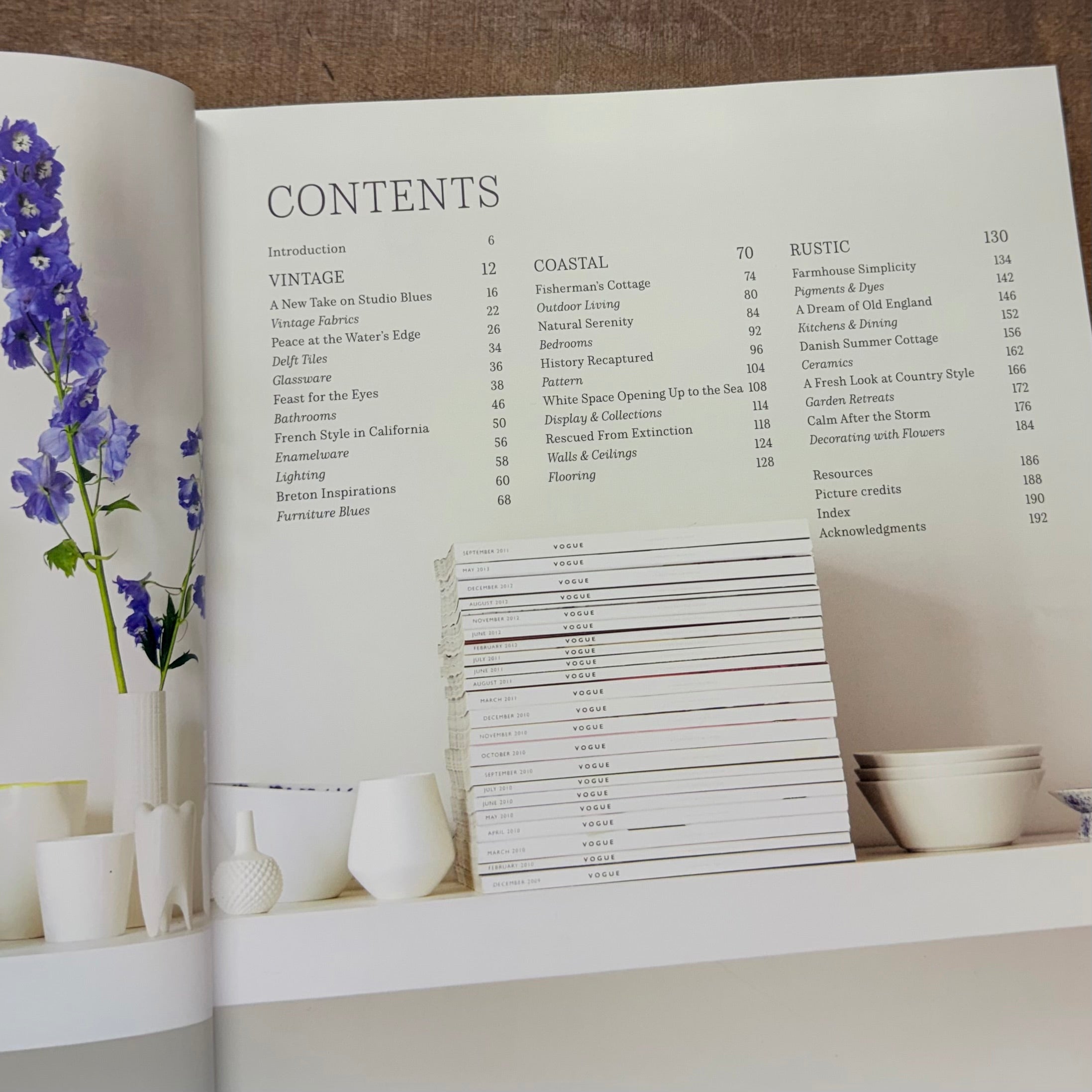 Blue & White At Home Book $45