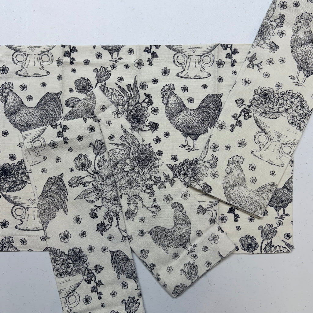 Rooster Toile Placemats $30