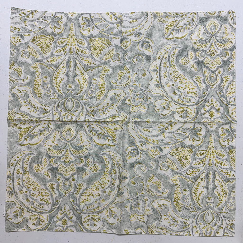Volterra Damask Floral Cloth Napkins $28