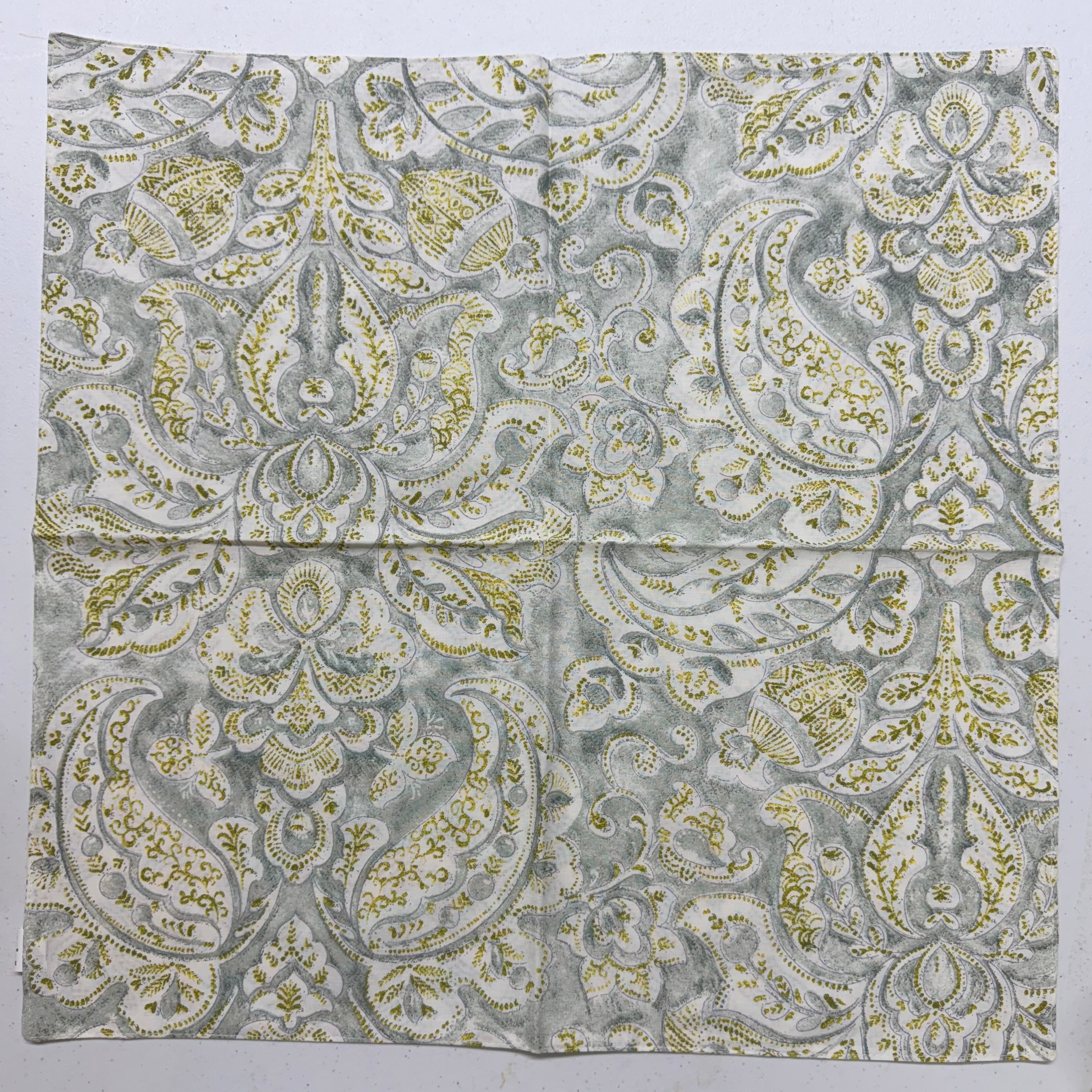 Volterra Damask Floral Cloth Napkins $28