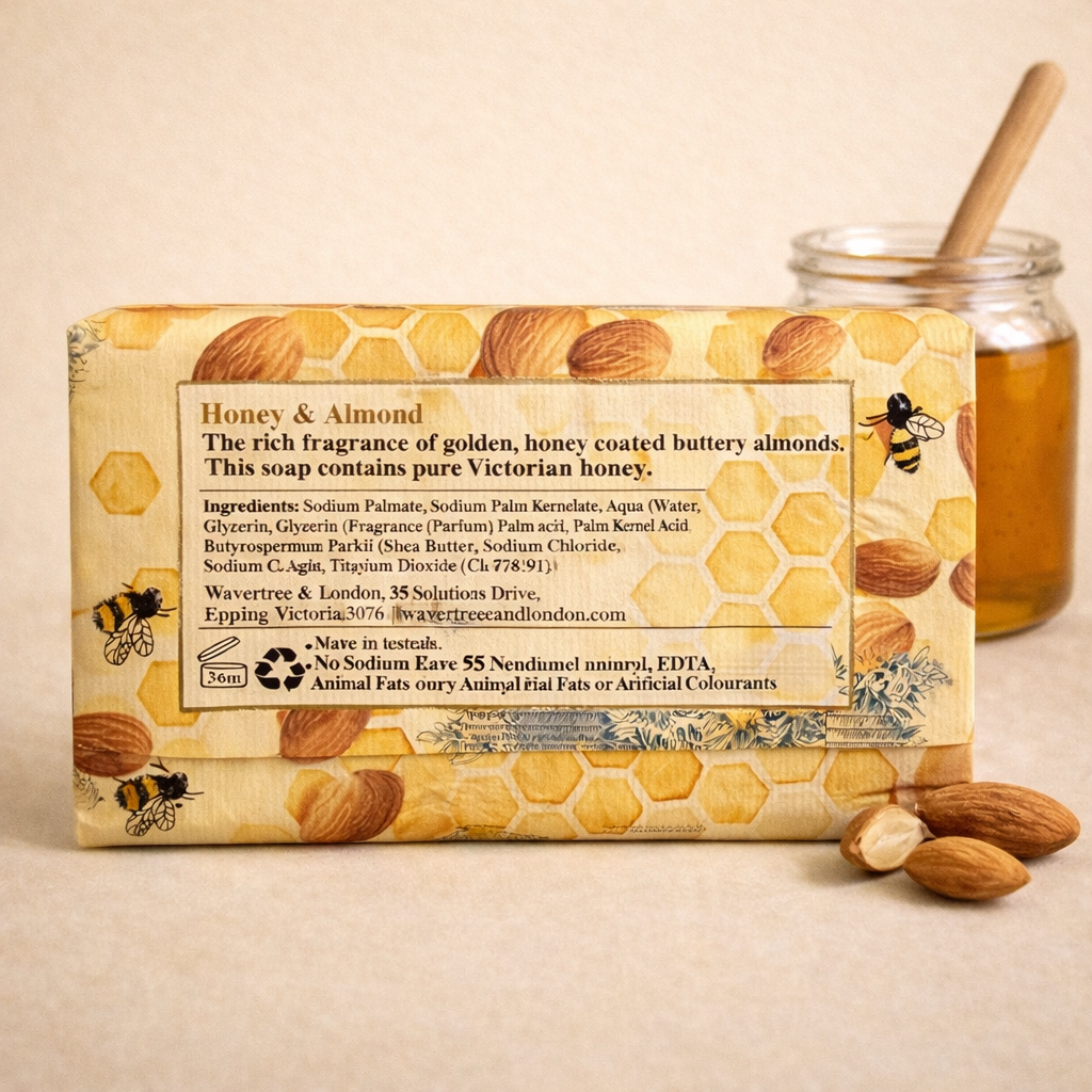 Honey & Almond Bar Soap $10