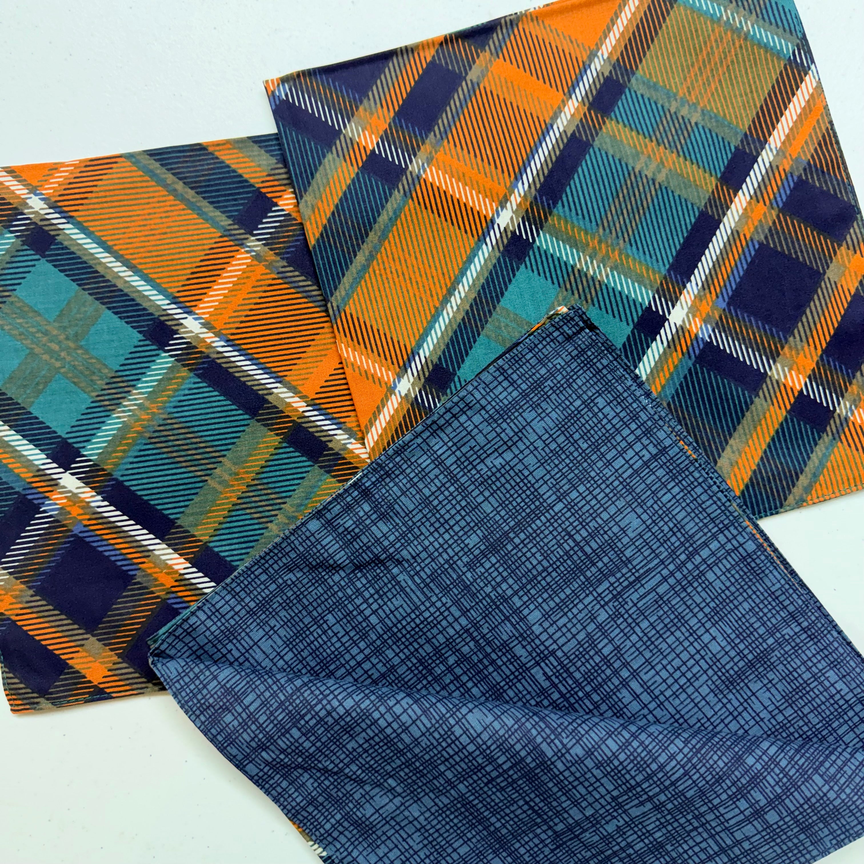 Troy Plaid Cloth Napkins $30