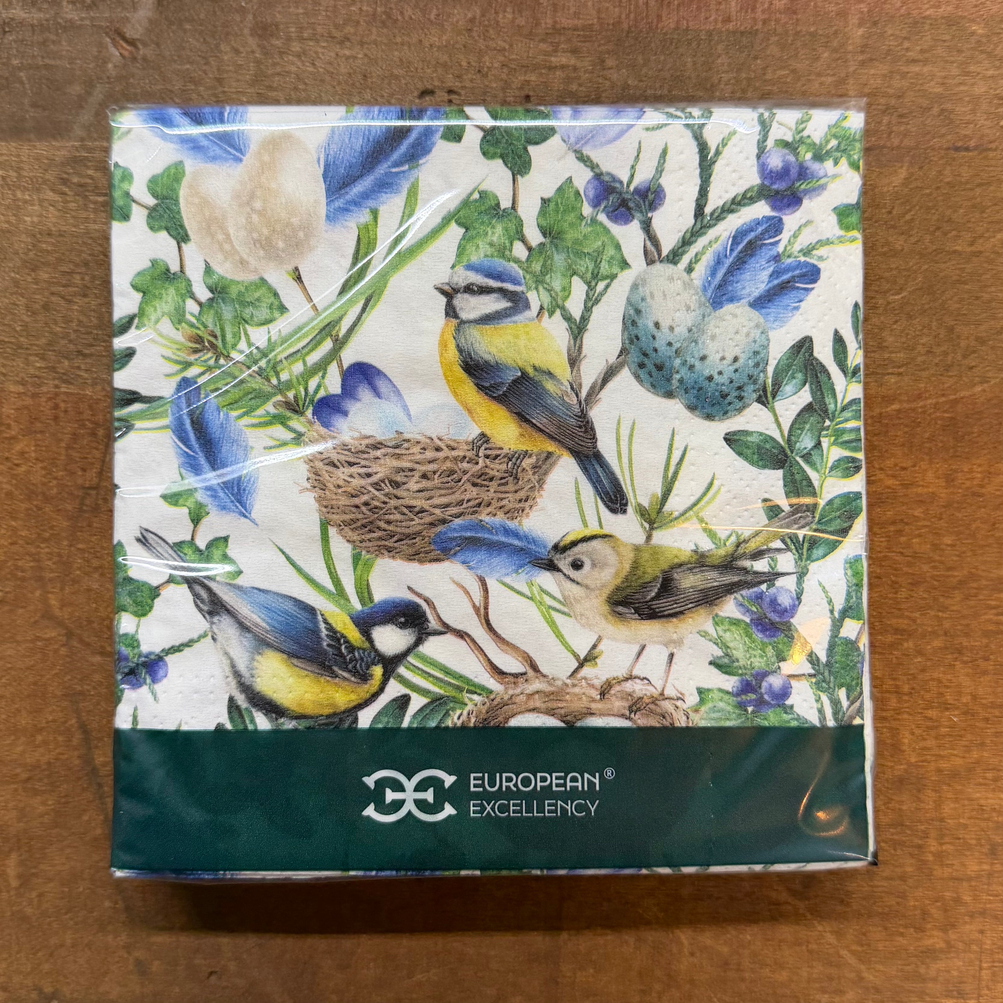 Bluebird Nest Paper Cocktail Napkins $6
