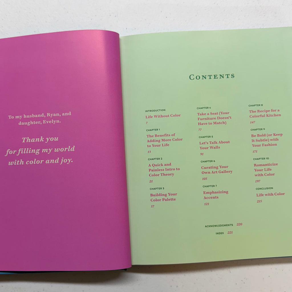 Colorful Living Book $26