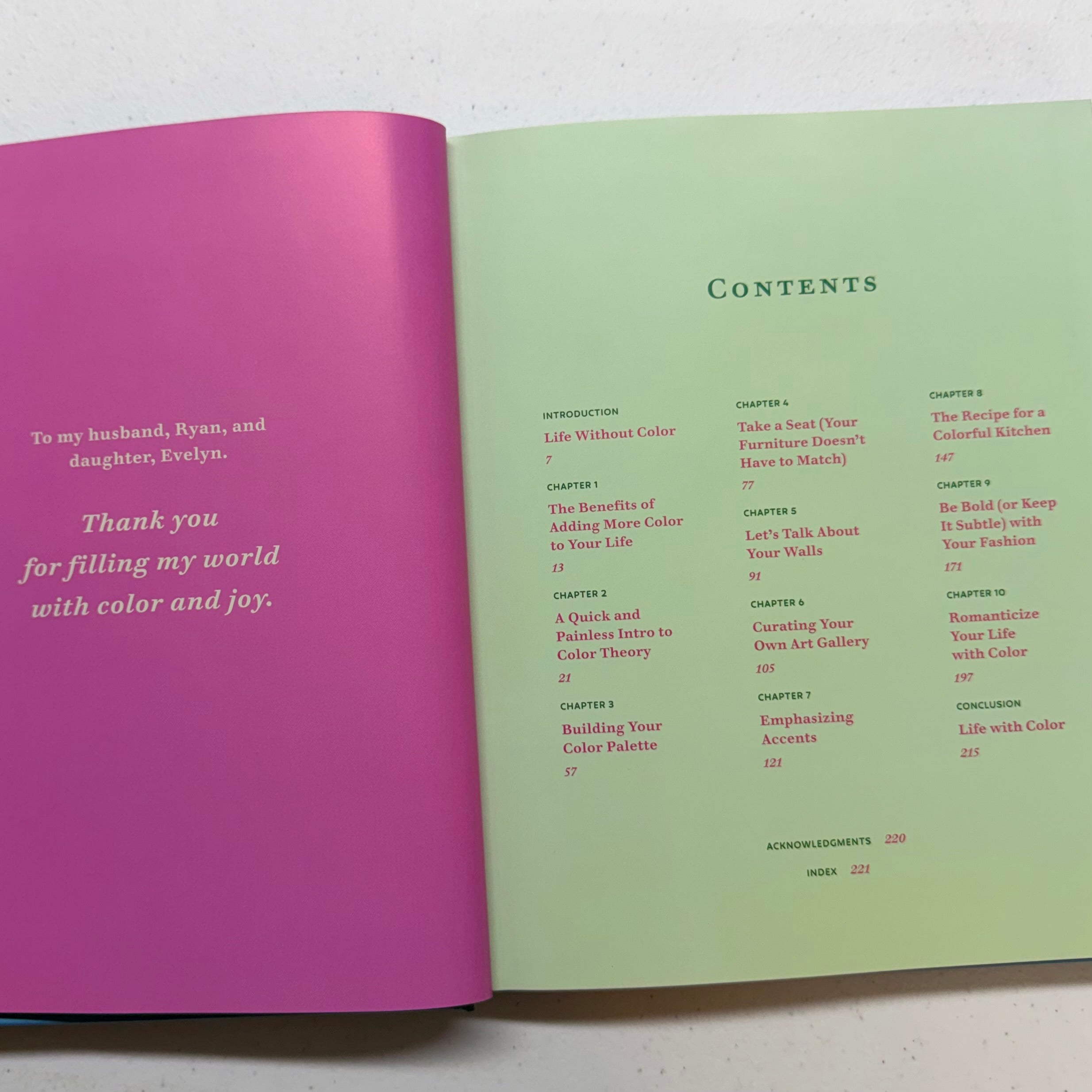 Colorful Living Book $26