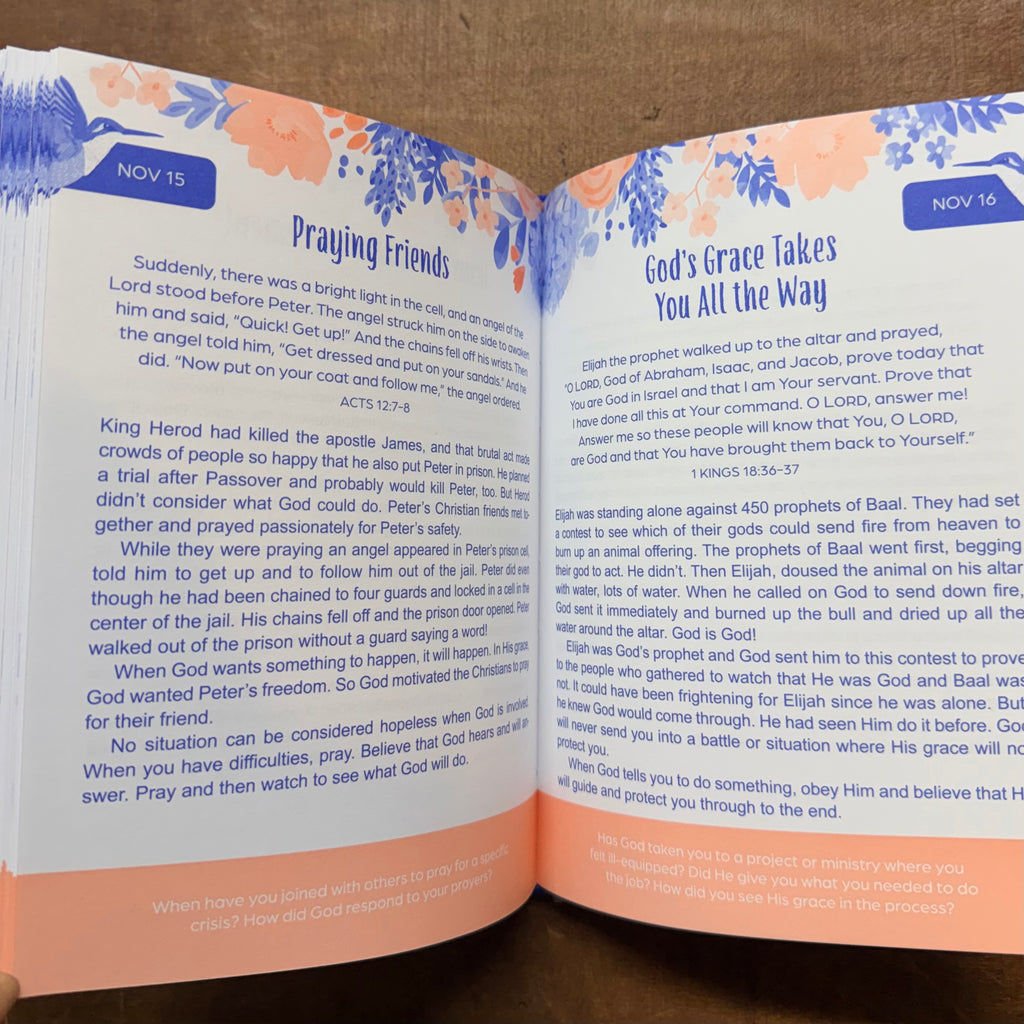 Grace & Gratitude Devotional Book $15
