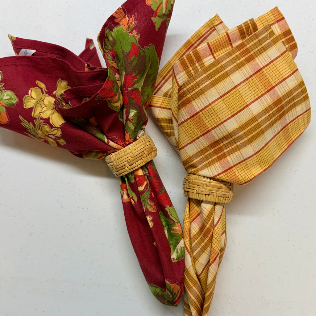 Indian Summer Patchwork Cloth Napkins $29