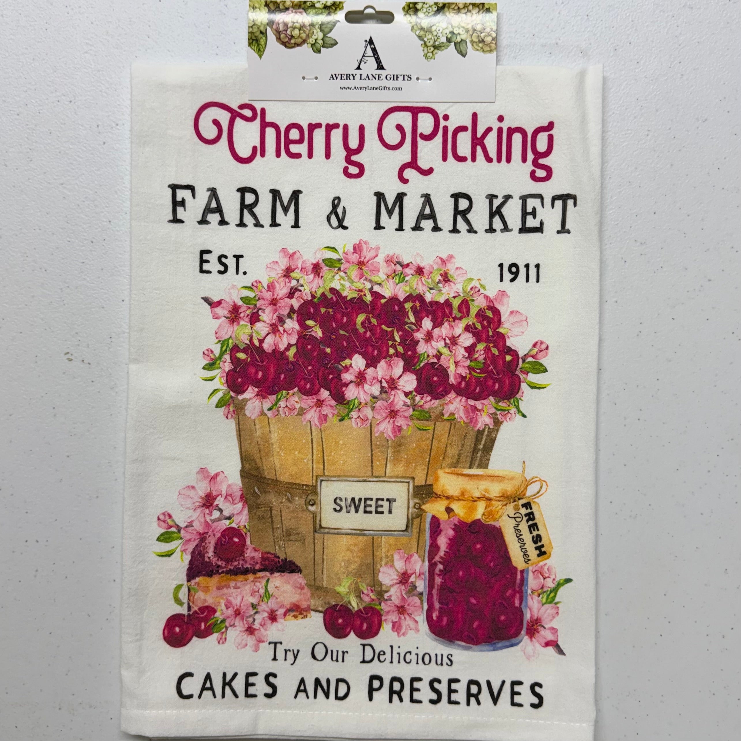 Cherry Picking Towel $18