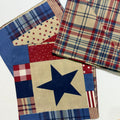 Patriotic Plaid Cloth Napkins $28