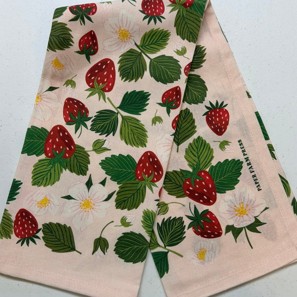 Strawberry Patch Kitchen Towel $20