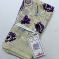 Purple Peacock Cloth Napkins $29