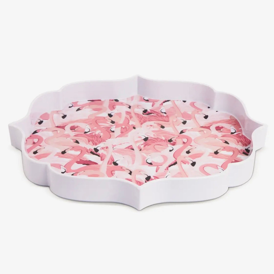 Medallion Flamingo Tray $30