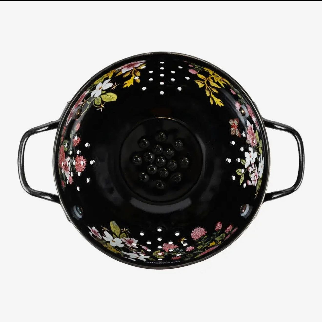 Black Floral Strainer $48