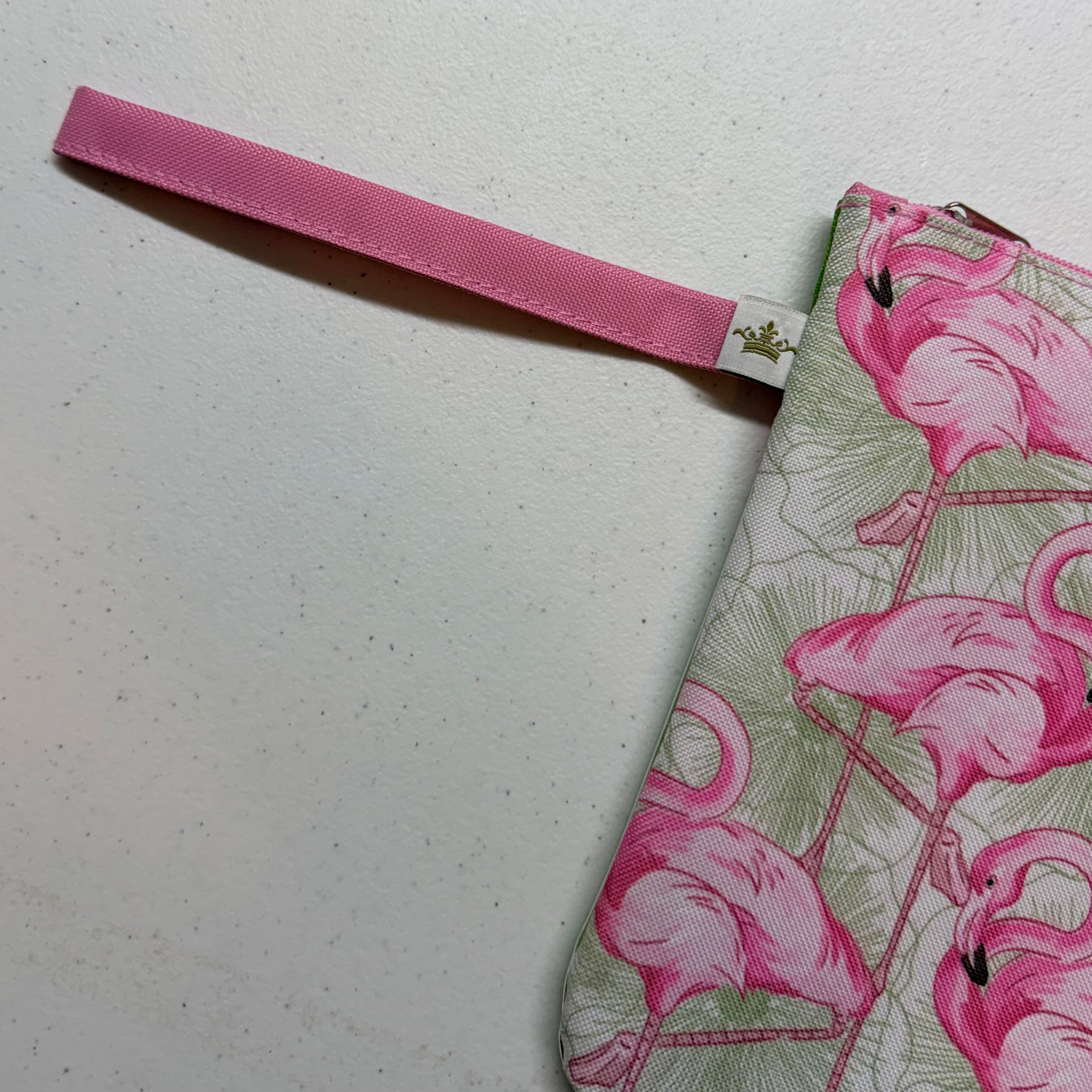 Flamingo Wet/Dry Zippered Bag $24