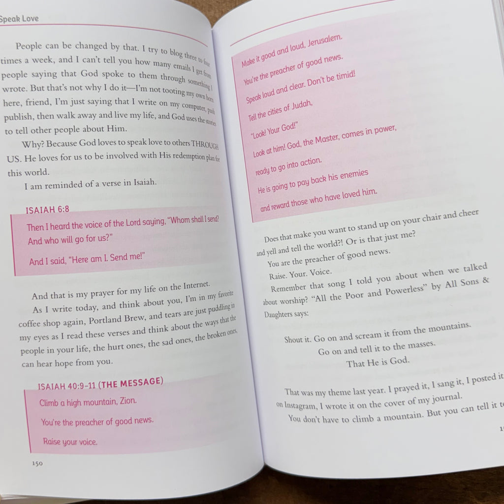 Speak Love Book $19