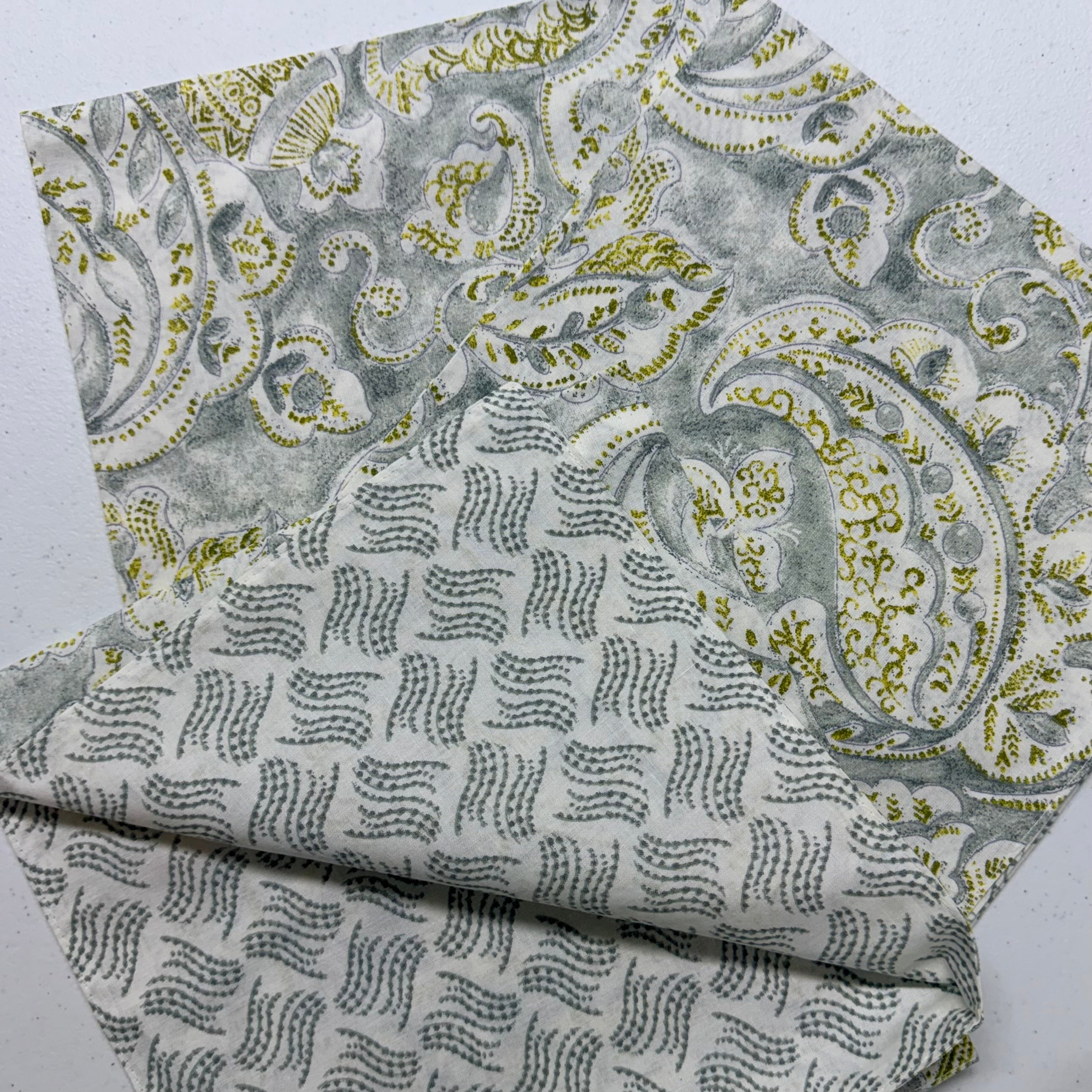 Volterra Damask Floral Cloth Napkins $28