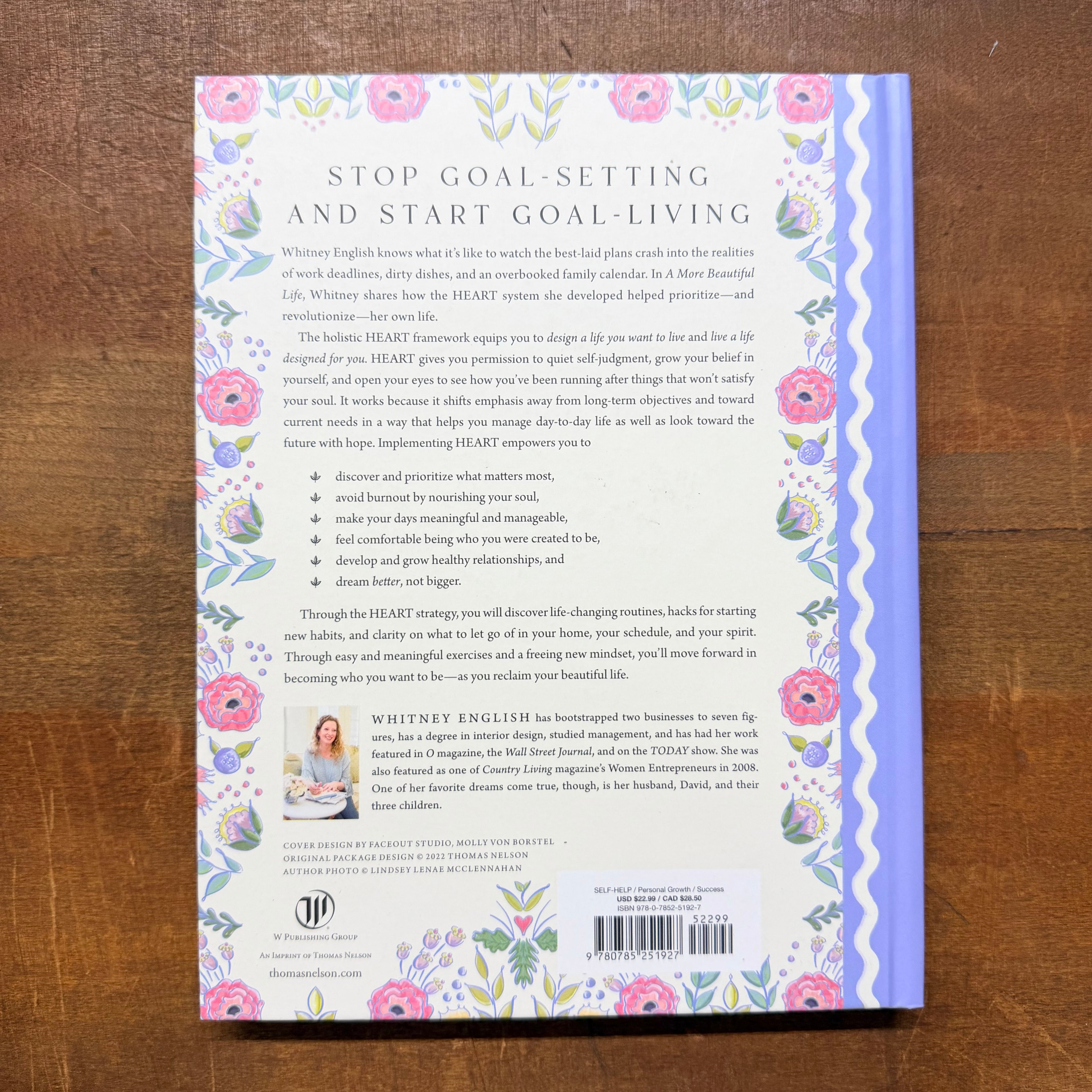 A More Beautiful Life Book $23