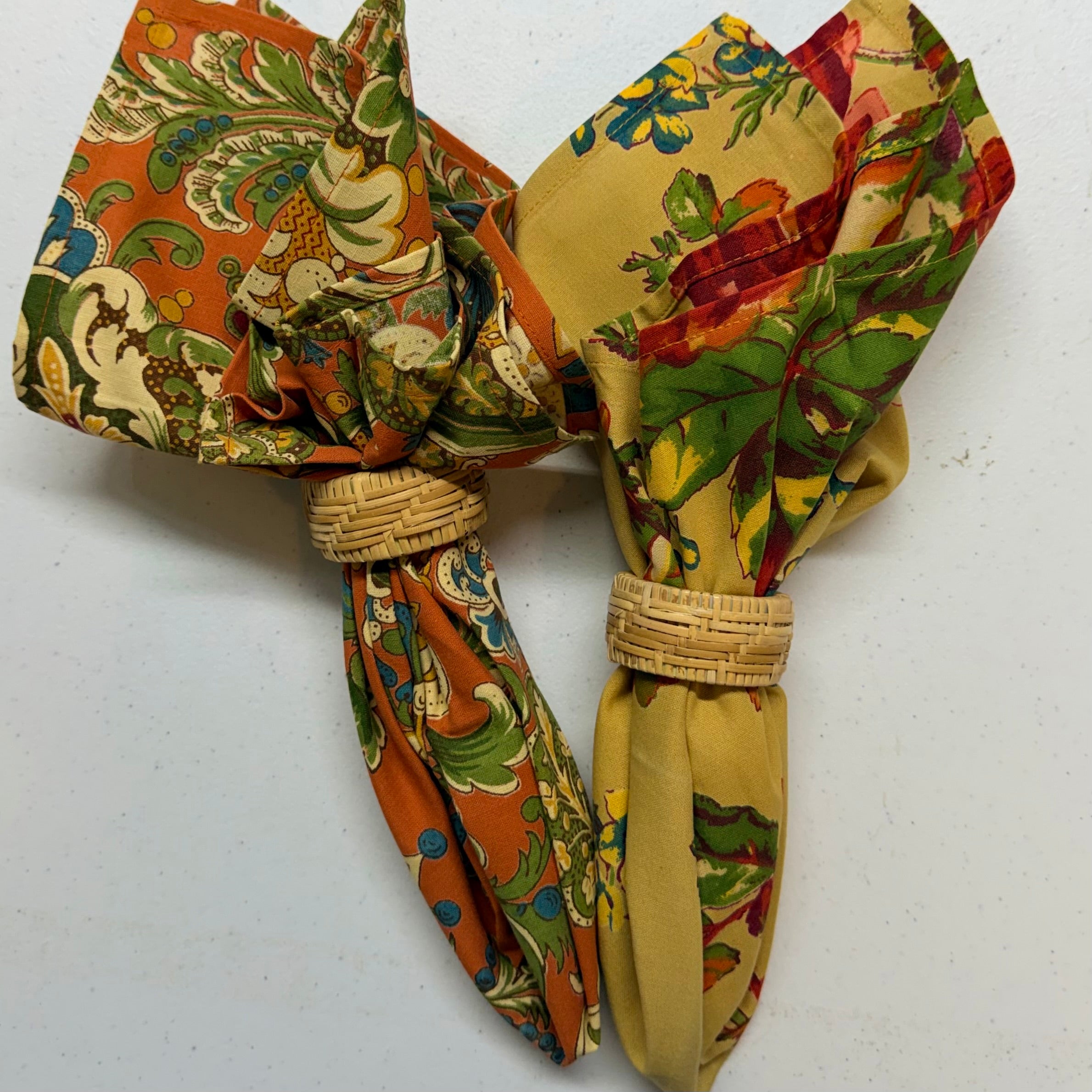 Indian Summer Patchwork Cloth Napkins $29