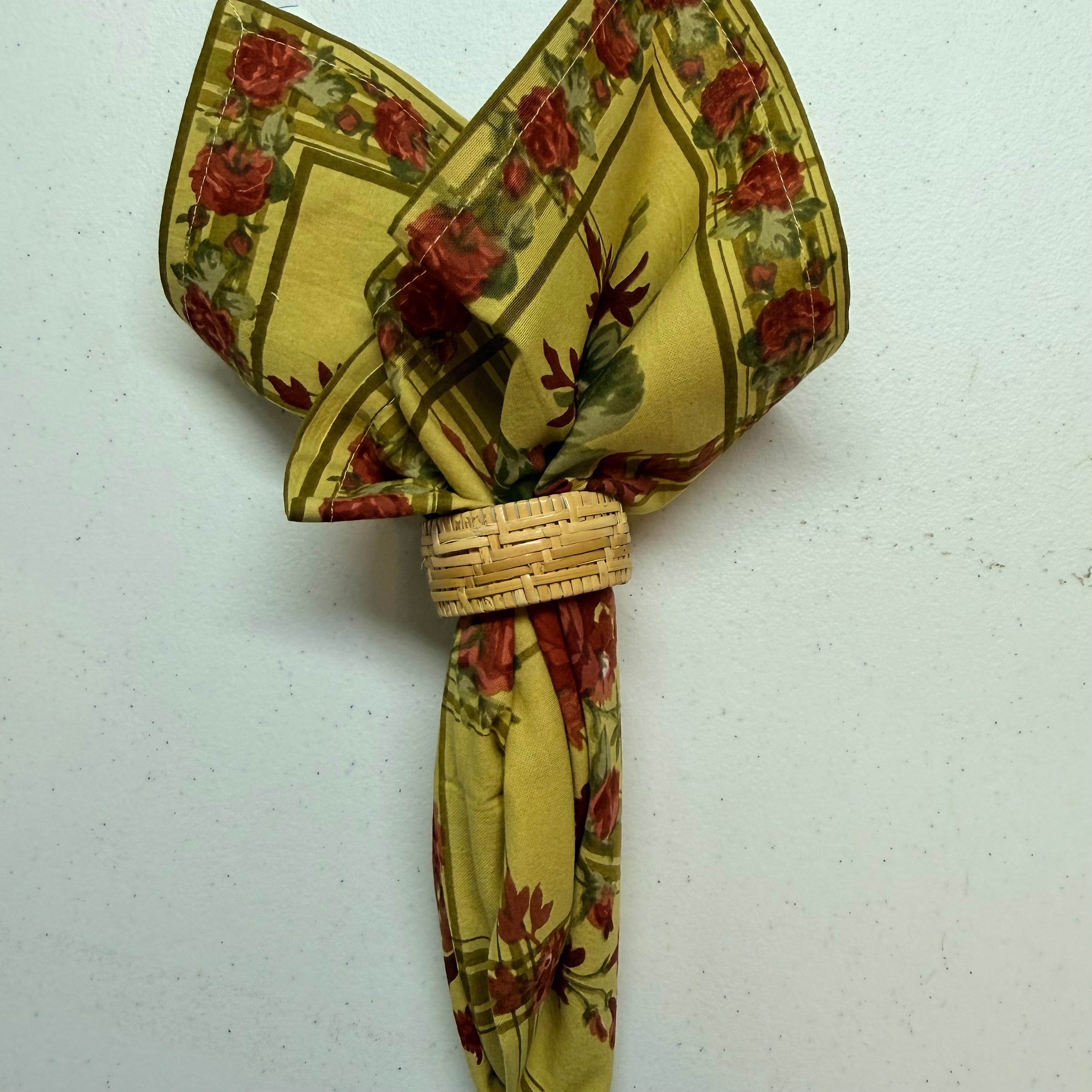 Gold Cornwall Cottage Cloth Napkins $29