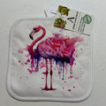 Flamingo Roses Potholder $14