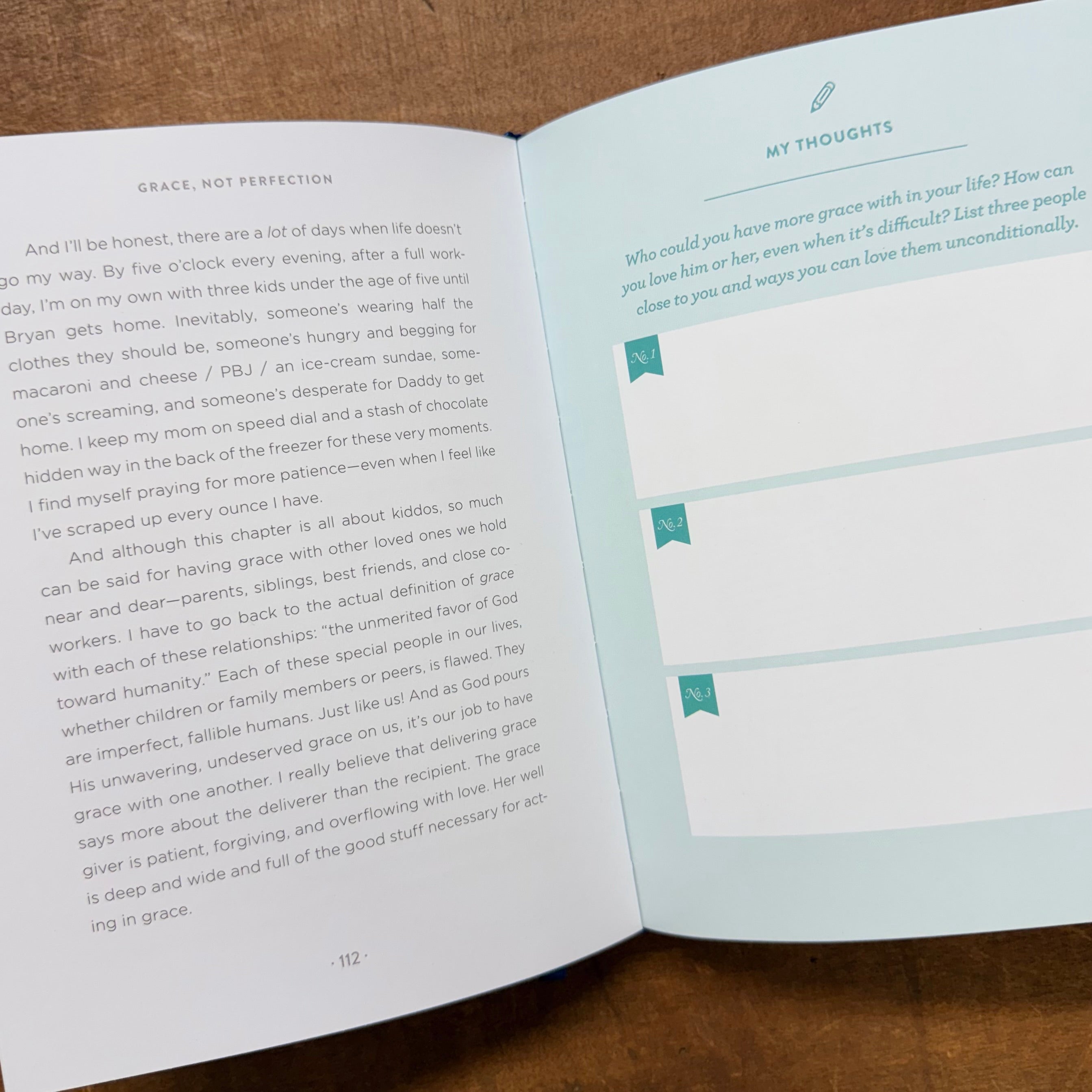 Grace, Not Perfection Book $25