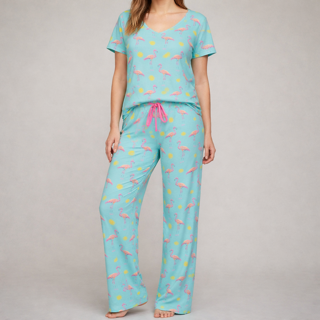 Flamingo Pajamas w/ Pants S-2X $45