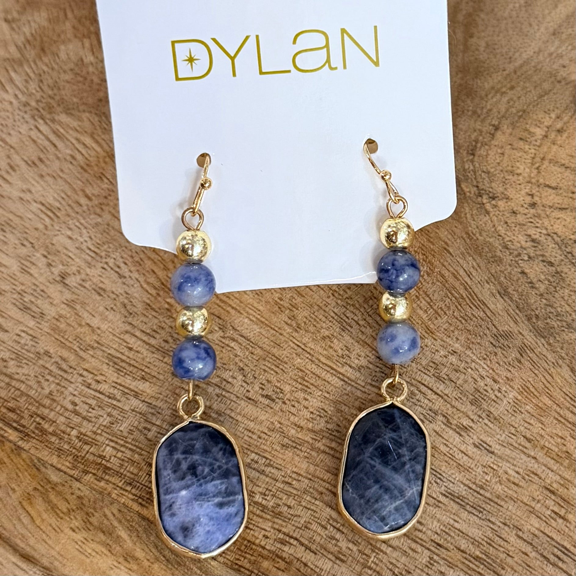 Maggie Blue Earrings $18