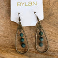 Sherri Earrings in African Turquoise $16