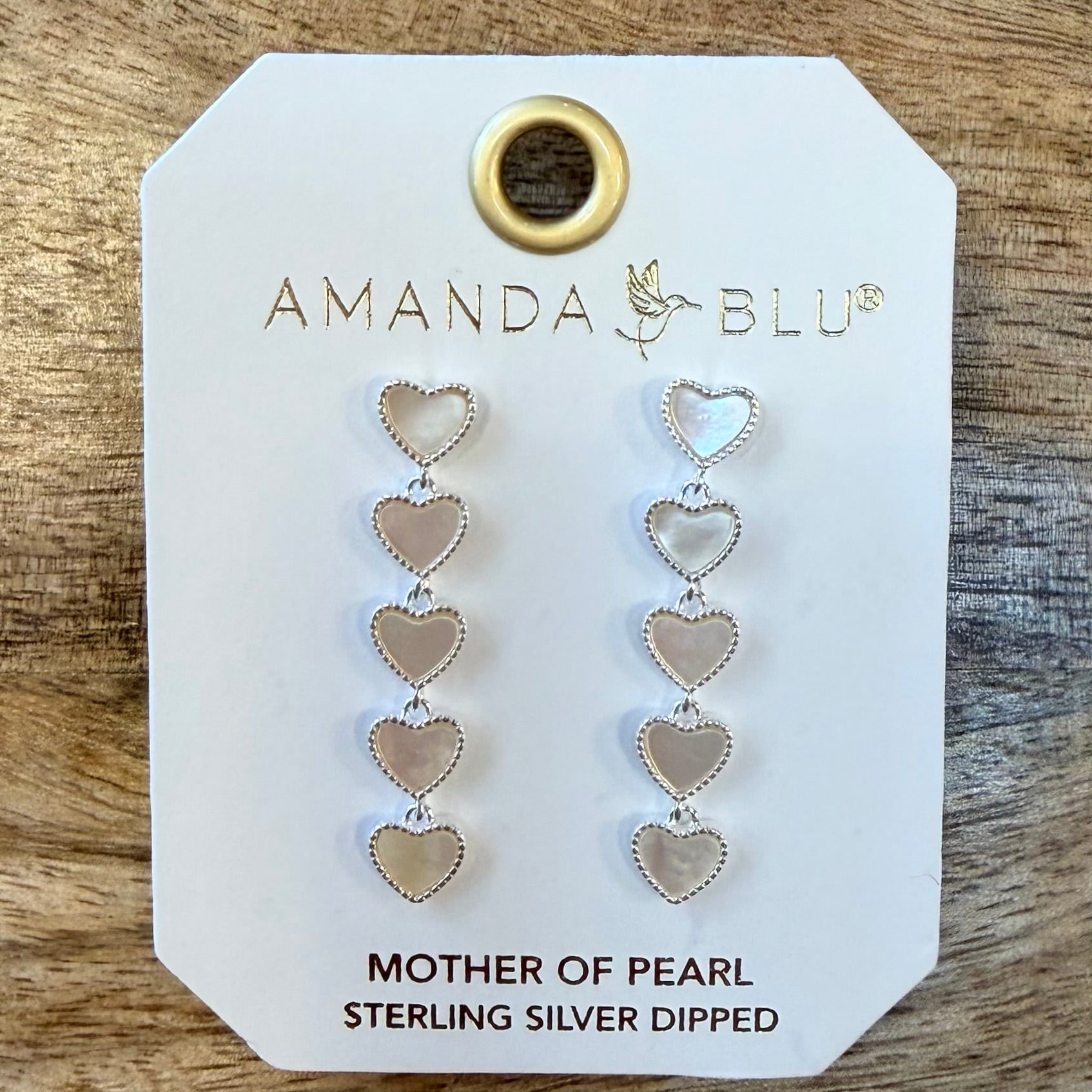 Heart Drop Earrings $20