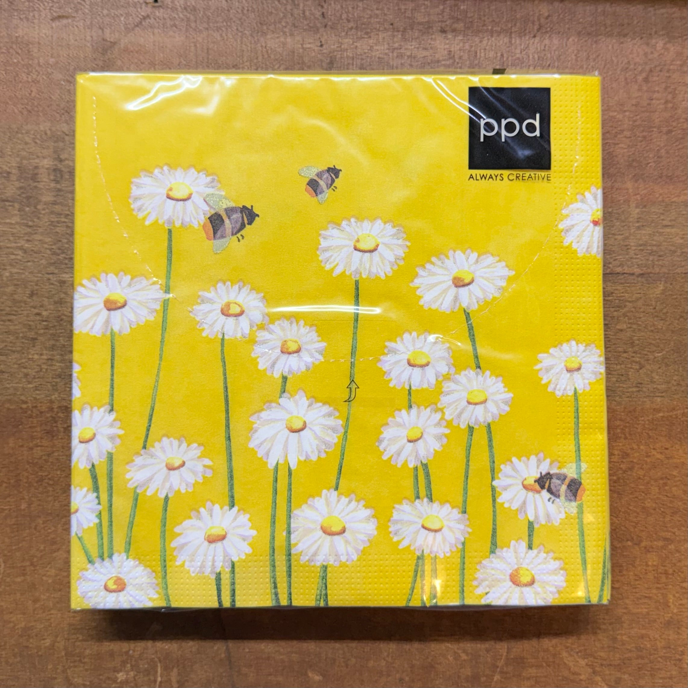 Bees & Flowers Paper Luncheon Napkins $8