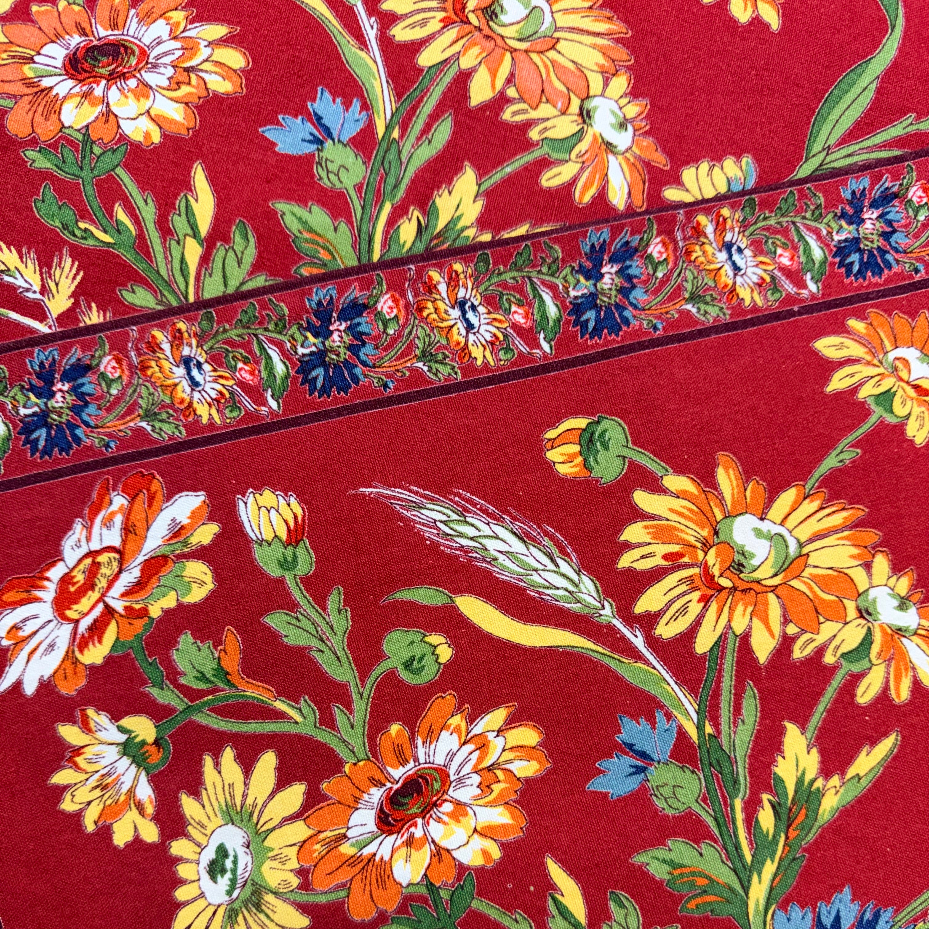 Red Wildflowers Placemats $34