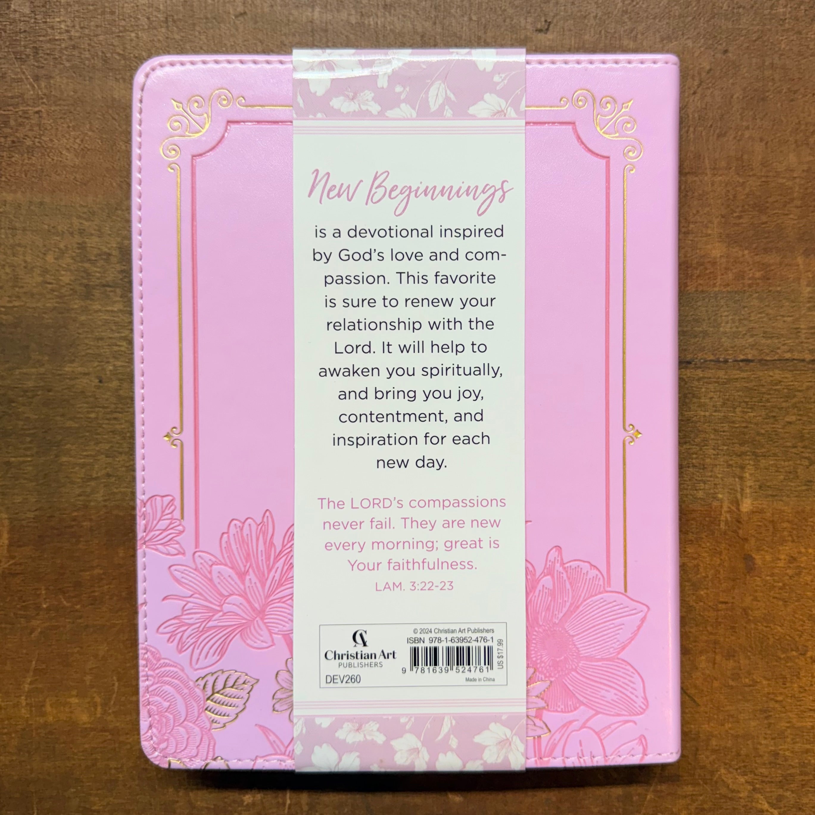 New Beginnings Devotional Book $18