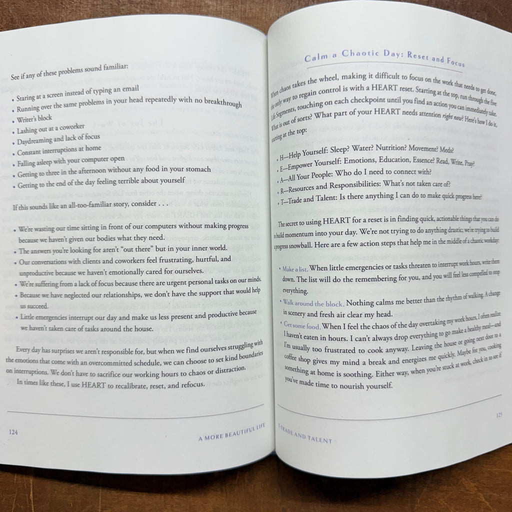 A More Beautiful Life Book $23