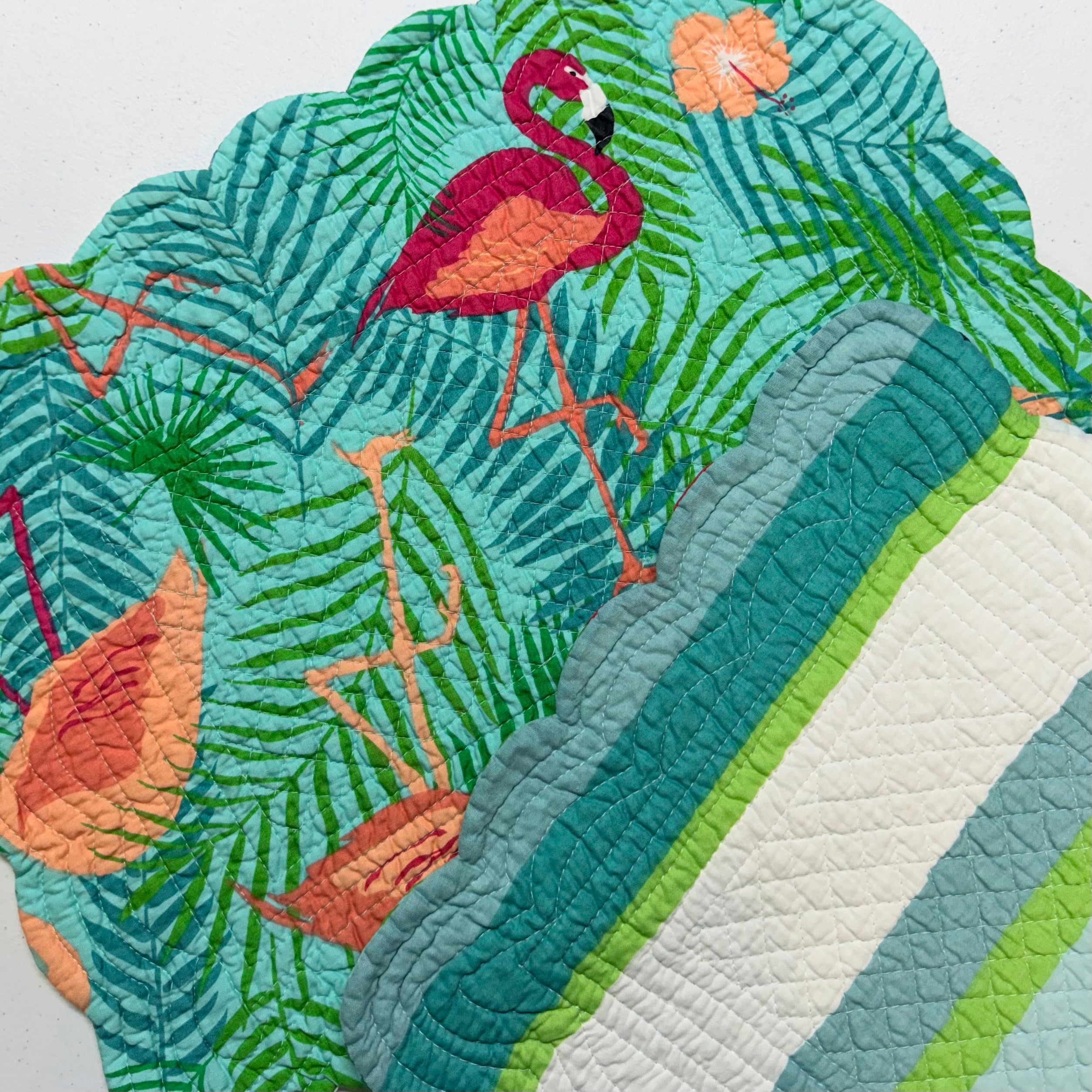 Flamingo Quilted Placemats $36
