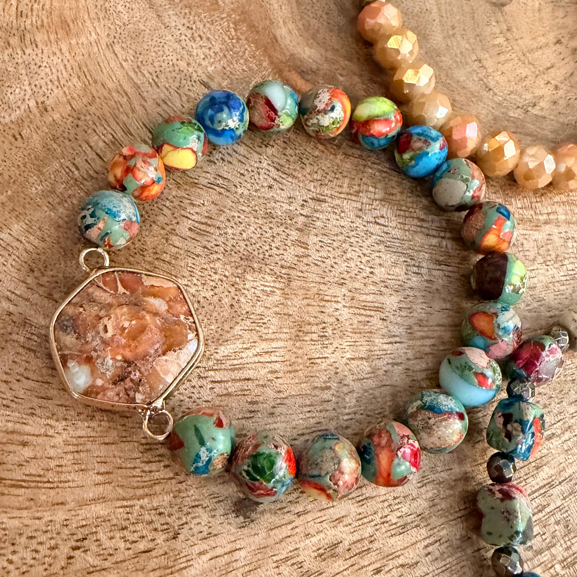 Janet Beaded Bracelet Stack $32