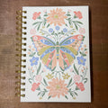 Pastel Butterfly Spiral Journal $18
