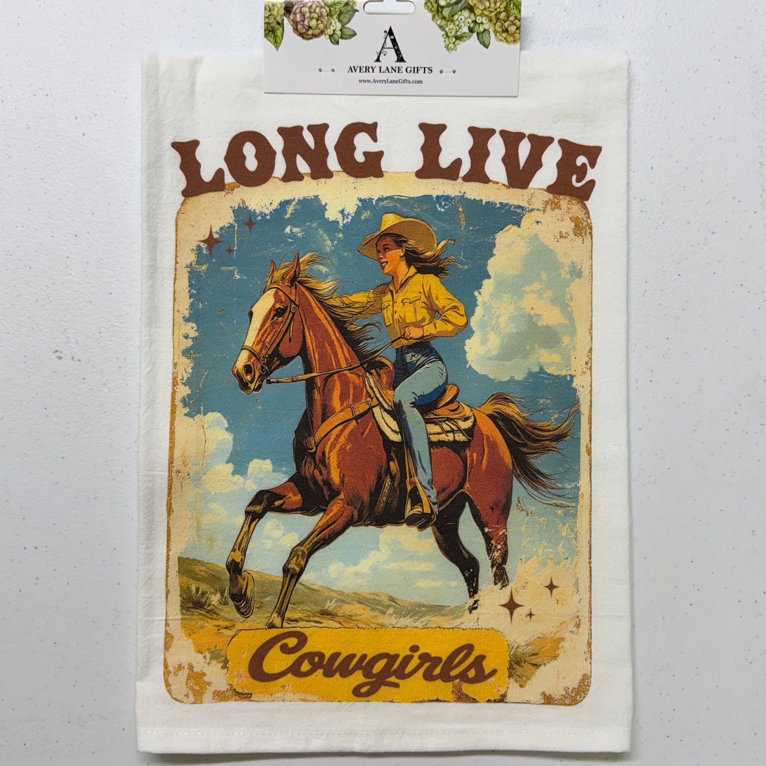 Long Live Cowgirls Towel $18