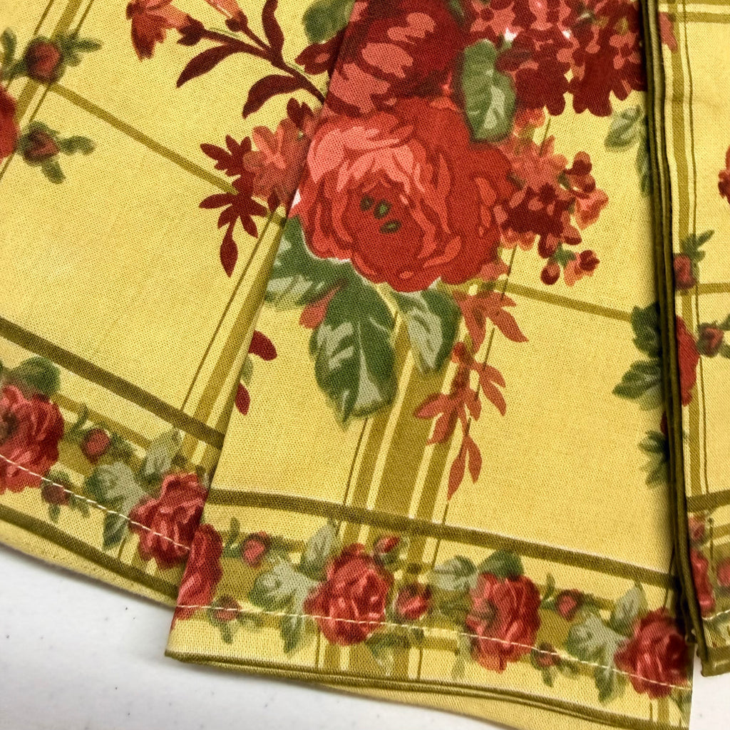 Gold Cornwall Cottage Cloth Napkins $29