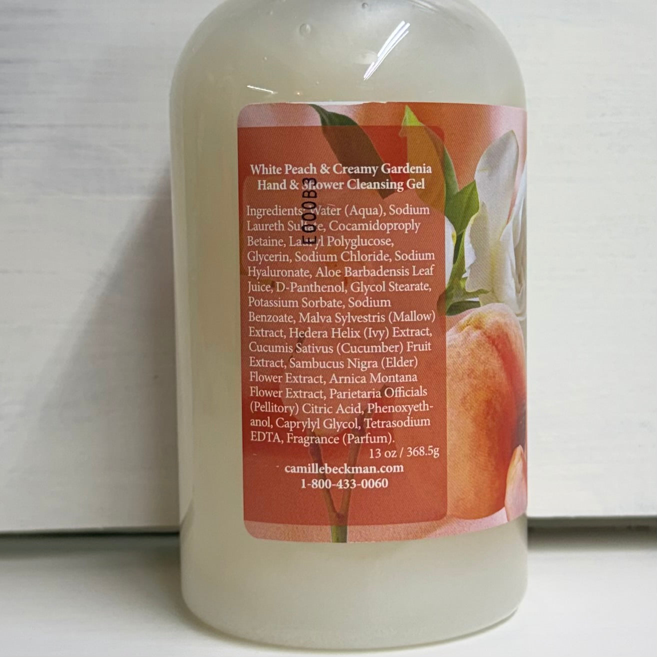 Camille Beckman Peach & Gardenia Hand & Body Wash $18