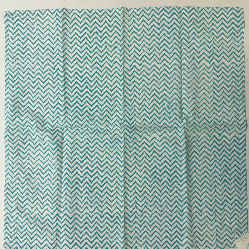 Turquoise Chevron Cloth Napkins $25