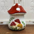 Ceramic Mushroom Canister $30