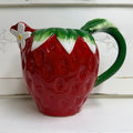 Strawberry Ceramic Pitcher $54