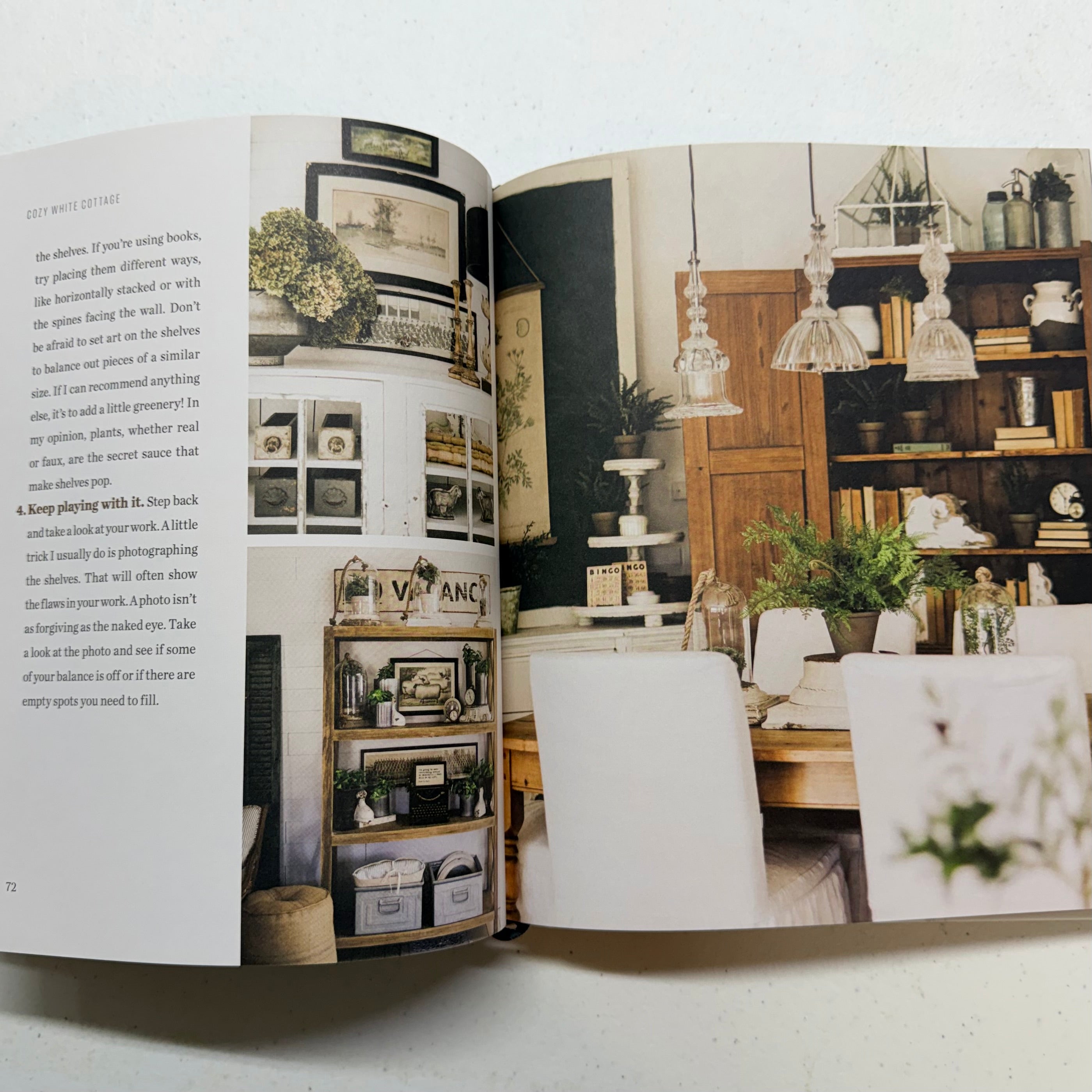 Cozy White Cottage Book $27