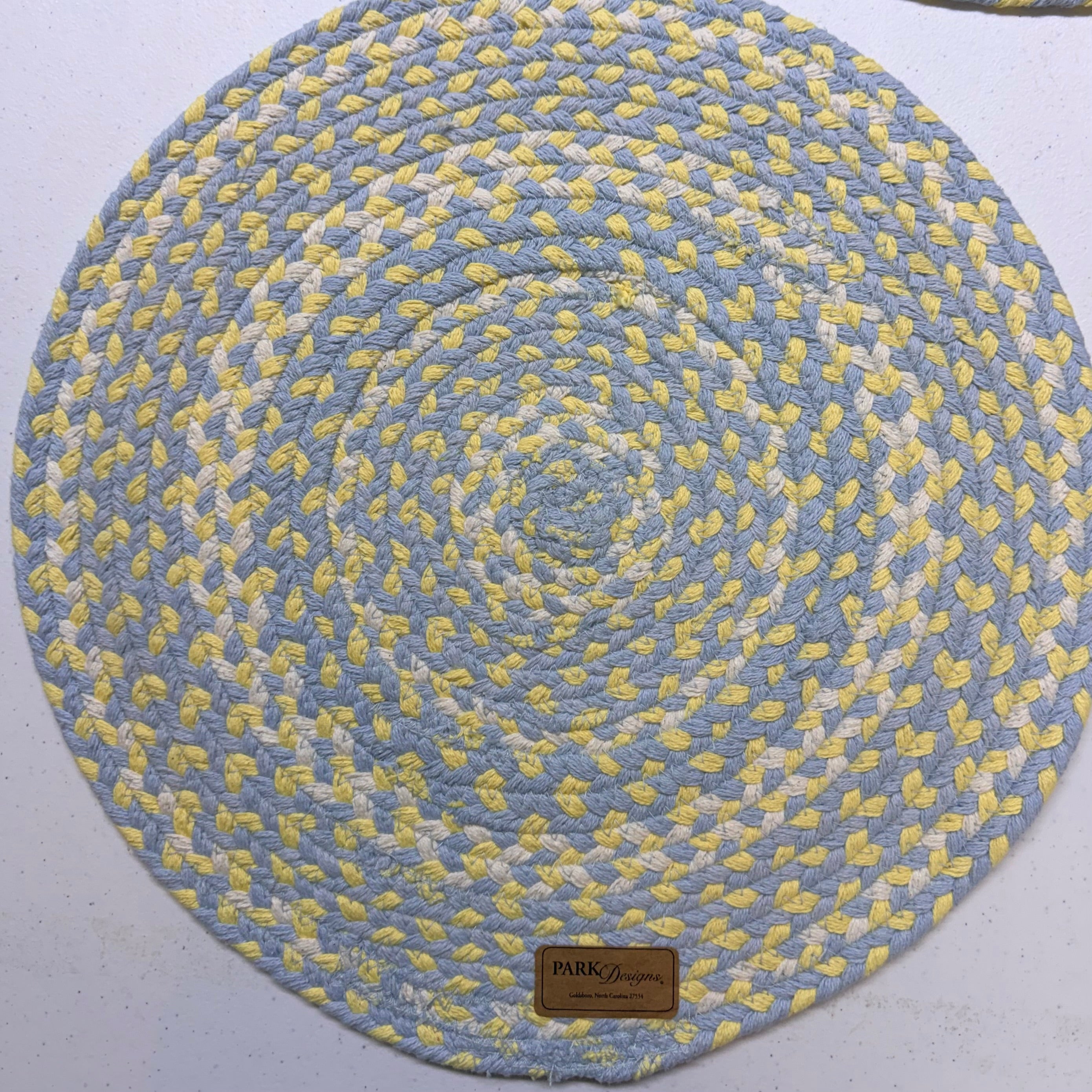 Round Braided Cozy Cottage Placemats $40