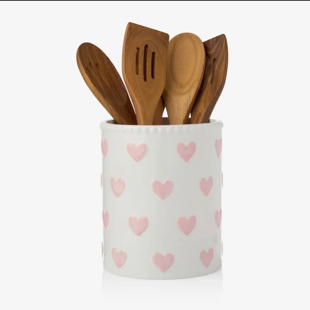 Heart Utensil Holder $30