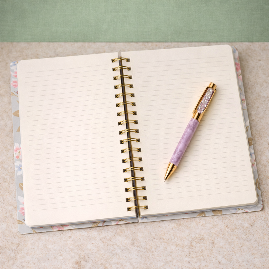 With God all Things are Possible Spiral Journal $15